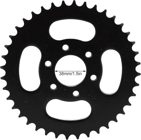 DILWE 428 40 SETTAIN SPROCKET - 38 مم - 6 ثقوب ، سبوكس الخلفية الصلب سميكة 7 مم ل 4 عجلات دراجة نارية ATV in Saudi Arabia