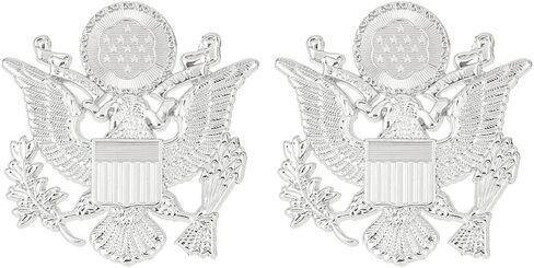 SUPERFINDINGS 2Pcs US Army Eagle Pin Gold Military Army Lapel Pin Alloy Brooch Hat Pins US Veteran Lapel Pins Armys Decal in Saudi Arabia