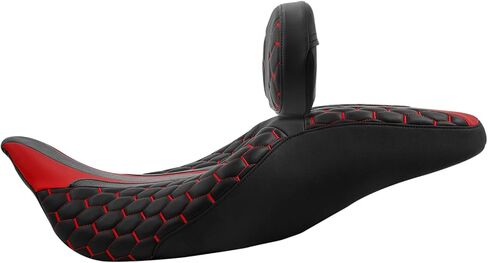 C.C. RIDER Motorcycle Seat Driver Passenger Touring Seat with Backrests for Harley Davison Electra Glide Classic Street Glide Road Glide 2009-2023 in Saudi Arabia