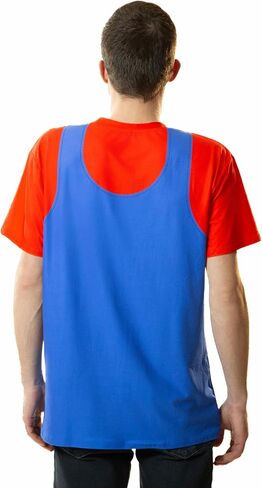 Colored Overalls Shirt for Mens - Men Women Teens Tshirt Onesie Cosplay Halloween Christmas Costumes in Saudi Arabia