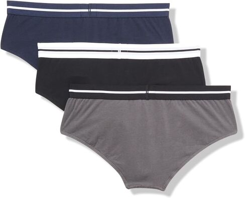 BOSS Men's 3-Pack Bold Logo Hipster Briefs in Saudi Arabia