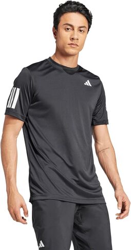 Adidas Men's Club Tennis Climacool 3 Stripes T-Shirt in Saudi Arabia