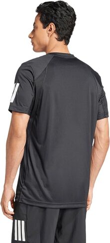 Adidas Men's Club Tennis Climacool 3 Stripes T-Shirt in Saudi Arabia