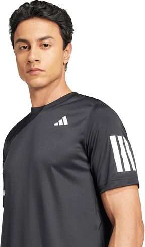 Adidas Men's Club Tennis Climacool 3 Stripes T-Shirt in Saudi Arabia