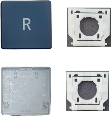 خطاب استبدال مفاتيح Keycap ومفاتيح متوافقة مع الكمبيوتر المحمول السطحي 3/4/5 13.5/15inch 1867 1868 1872 1873 1950 1951 1952 1953 لوحة المفاتيح R مفتاح (أسود) in Saudi Arabia