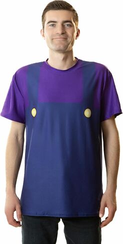 Colored Overalls Shirt for Mens - Men Women Teens Tshirt Onesie Cosplay Halloween Christmas Costumes in Saudi Arabia