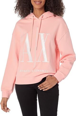Armani Exchange Women's Icon Project Hooded Sweatshirt in Saudi Arabia