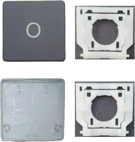 خطاب استبدال O Keycap Keys and Hinges متوافقة مع الكمبيوتر المحمول السطحي 3/4/5 13.5/15inch 1867 1868 1872 1873 1950 1951 1952 1953 لوحة المفاتيح O CAP (أسود) in Kuwait