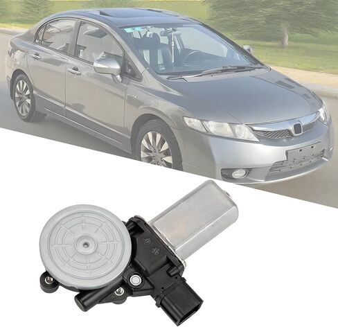 منظم نافذة الطاقة منظم المحرك الأيسر لـ Honda Civic سيدان 1.3L 1.8L 2.0L 2006-2011 استبدال 72250-SNA-A01 72250-SNA-A03 72250-SNA-A02 748-476 جانب السائق الأيسر الأمامي الأمامي in Saudi Arabia