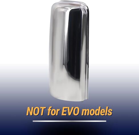 TORQUE Chrome Door Mirror Cover Pair Set Replacement for 2008-2015 Freightliner Cascadia Trucks (Not compatible with Evolution) Driver Left Side Passenger Right Side RHD (TR038-L TR038-R) in Saudi Arabia
