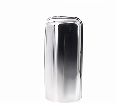 TORQUE Chrome Door Mirror Cover Pair Set Replacement for 2008-2015 Freightliner Cascadia Trucks (Not compatible with Evolution) Driver Left Side Passenger Right Side RHD (TR038-L TR038-R) in Saudi Arabia