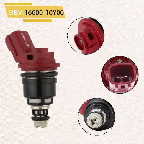 1990s Motor-KA24 & SR20 حقن الوقود ، متوافقة مع/Nissan 2.4 Altima 240SX 1993-1999 ، Sentra 200SX 2.0L 1991-1999 ، متوافق مع/Infiniti 2.0 G20 | 4 Holes | | مجموعة من 4 | in Saudi Arabia