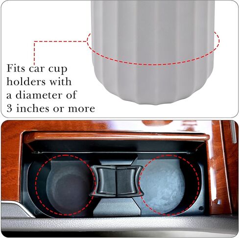 Car Cup Holder Sunglasses Holder Compatible with Extra Large Sunglasses, Plush Lined Silicone Eyeglasses Holder Stand, Car Sun Glasses Easy Access Storage Cup, Scratch Protection in Saudi Arabia