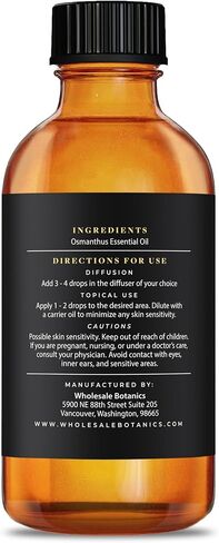 Osmanthus Essential Oil by Wholesale Botanics | Premium Grade Essential Oil | for Aromatherapy, Soaps, Lotions, & Candles | Vegan & Cruelty Free (0.5 Fl Oz) in Saudi Arabia