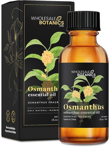 OSMANTHUS Essental OIL بواسطة botanics بالجملة | مميز الصف الزيت الأساسي | للعلاج العطري والصابون والمستحضرات والشموع | نباتي وخالي من القسوة (0.5 أوقية) in Kuwait