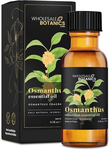 OSMANTHUS Essental OIL بواسطة botanics بالجملة | مميز الصف الزيت الأساسي | للعلاج العطري والصابون والمستحضرات والشموع | نباتي وخالي من القسوة (0.5 أوقية) in Kuwait