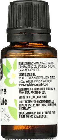 365 by Whole Foods Market, Jasmine Absolute In Jojoba Essential Oil, 0.5 FZ in Saudi Arabia