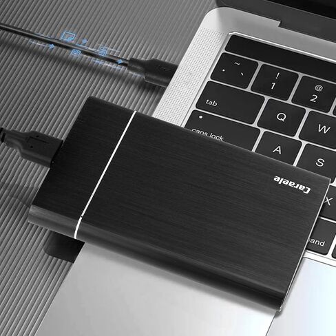 500GB Portable External Hard Drive USB3.0 Mobile HDD Storage for PC, Mac, Desktop, Laptop, Mac, Chromebook, Xbox One, Xbox 360, PS4 (Black) in Kuwait