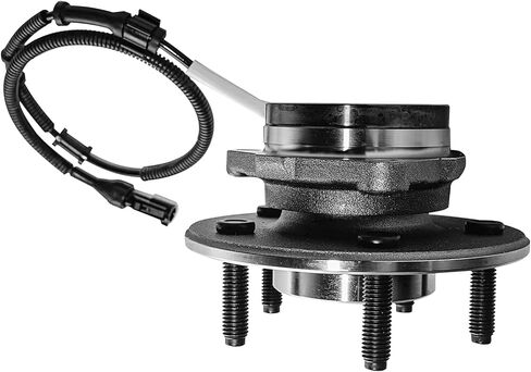 Detroit Axle - 4WD Front Wheel Bearing Hub for 2000-2003 Ford F-150 [4-Wheel ABS], Replacement 2001 2002 F-150 [5 Stud, M14 Studs] Wheel Bearing and Hub Assembly in Saudi Arabia