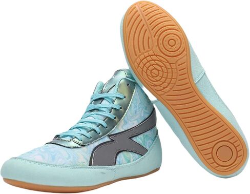 Professional Boxing Shoes Men's Women's Competition Training Wrestling Shoes Lightweight Non-Slip Fighting Shoes High Top Sports Fitness Weightlifting Taekwondo Shoes in Saudi Arabia