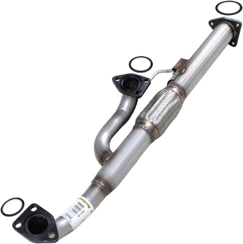 العادم الشمالي الشرقي | أنبوب العادم Flex Flex Flex غير القابل للصدأ متوافق مع Acura MDX 2003-2004-2006 3.5L | وشملت حشيات حرة | جزء استبدال السيارات in Saudi Arabia