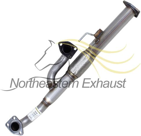 العادم الشمالي الشرقي | أنبوب العادم Flex Flex Flex غير القابل للصدأ متوافق مع Acura MDX 2003-2004-2006 3.5L | وشملت حشيات حرة | جزء استبدال السيارات in Saudi Arabia