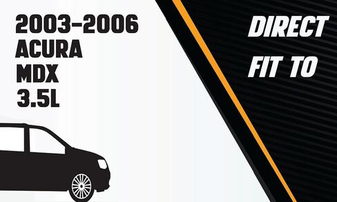 العادم الشمالي الشرقي | أنبوب العادم Flex Flex Flex غير القابل للصدأ متوافق مع Acura MDX 2003-2004-2006 3.5L | وشملت حشيات حرة | جزء استبدال السيارات in Saudi Arabia
