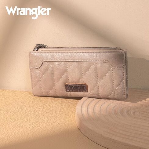 محافظ رانجلر بطبعة بقرة للنساء، محفظة بطاقات الائتمان ثنائية الطي، محافظ نسائية، حافظات للبطاقات ومنظمات للنقود، محفظة بنية للنساء والسيدات ومحفظة نقدية نسائية بسحاب ناعم in Kuwait