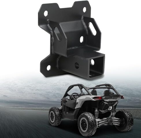 LQI Rear 2" Receiver Tow Hitch Compatible with Can-Am Maverick X3 & X3 Max (Turbo) 2016-2021 Black in Saudi Arabia