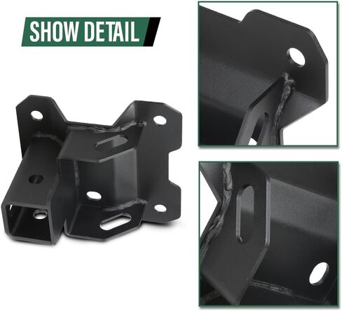 LQI Rear 2" Receiver Tow Hitch Compatible with Can-Am Maverick X3 & X3 Max (Turbo) 2016-2021 Black in Saudi Arabia