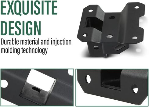 LQI Rear 2" Receiver Tow Hitch Compatible with Can-Am Maverick X3 & X3 Max (Turbo) 2016-2021 Black in Saudi Arabia