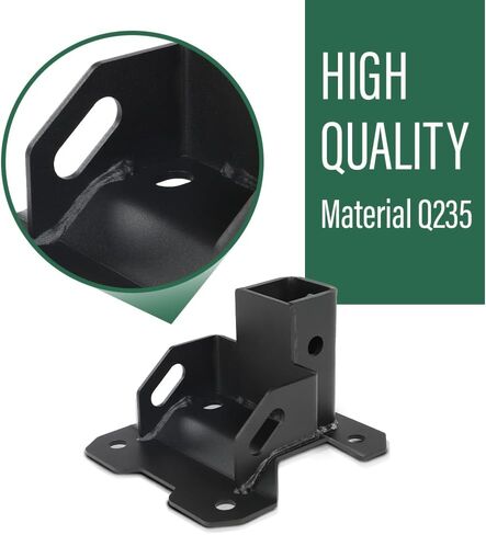 LQI Rear 2" Receiver Tow Hitch Compatible with Can-Am Maverick X3 & X3 Max (Turbo) 2016-2021 Black in Saudi Arabia