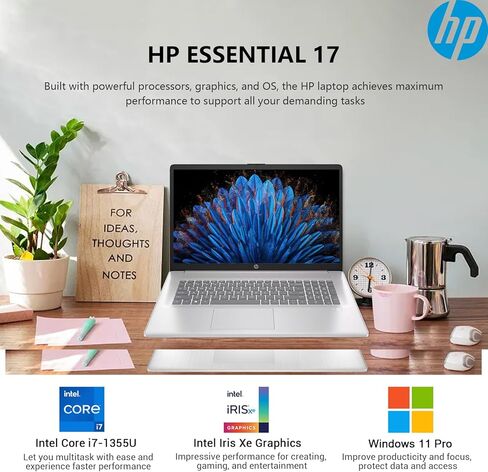 HP 17 بوصة كمبيوتر محمول تعمل باللمس ، 17.3 HD+ شاشة تعمل باللمس المحمول ، Intel 10-Core I7 ، 64GB RAM 2TB SSD+ 512GB in Kuwait