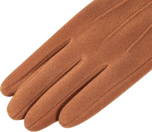 قفازات كشمير شتوية للسيدات مع شاشة لمس للأصابع، مبطنة بالصوف في الهواء الطلق، قفازات دافئة مقاومة للرياح in Kuwait