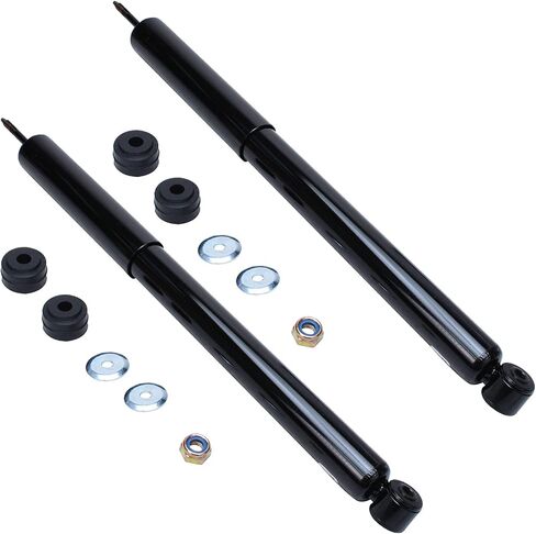 Detroit Axle - 2 Rear Shock Absorbers for Ford 2000-2011 Focus Rear Replacement 2001 2002 2003 2004 2005 2006 2007 2008 2009 2010 Shocks Pair Set - [Not for SVT or Wagon] in Saudi Arabia