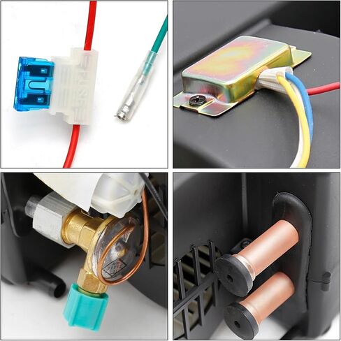 BEU-404-100 AUTO A/C تكييف الهواء مجموعة مبخر مجموعة 2 السرعة 12V ترموستات كهربائية 4MAX المجلد 600 CFM ، وحدة تبريد التدفئة A/C تحت دخول لشاحنة السيارة in Saudi Arabia