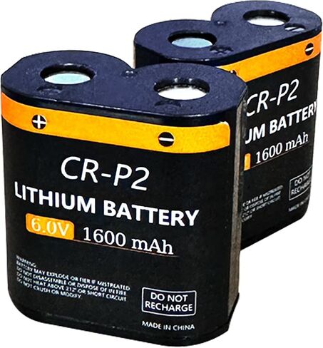 بطارية 6V CR-P2 ، 2025 ترقيات جديدة ، تحل بطارية Lithium Photo Battery محل بطاريات 223A و 2CR-P2 و EL223AP و DL223A 1600MAH (10 حزم) in Saudi Arabia