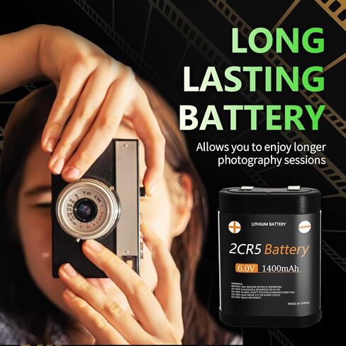 بطارية 6V CR-P2 ، 2025 ترقيات جديدة ، تحل بطارية Lithium Photo Battery محل بطاريات 223A و 2CR-P2 و EL223AP و DL223A 1600MAH (10 حزم) in Kuwait