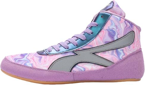Professional Boxing Shoes Men's Women's Competition Training Wrestling Shoes Lightweight Non-Slip Fighting Shoes High Top Sports Fitness Weightlifting Taekwondo Shoes in Saudi Arabia