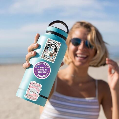 100pcs ملصقات الوشم على الجدران على الجدران العتيقة للبالغين المراهقين ، رعب الرعب مقاوم للماء لزجاجات أجهزة الكمبيوتر المحمولة ، شارات الجمجمة الباردة لزخارف حفلة عيد ميلاد الحفلات in Kuwait