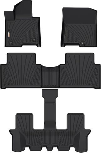 Binmotor-Floor Mats Cargo Liner Set for Nissan Kicks 2024 2023 2022-2018, All Weather Mats for Nissan Kicks, Cargo Mat for Nissan Kicks, Waterproof Car Mats for Nissan Kicks Accessories in Saudi Arabia