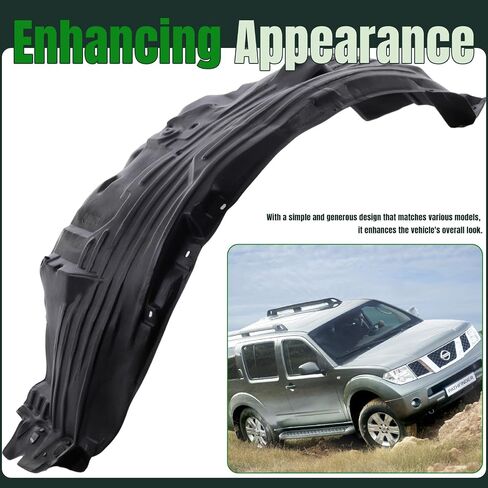 CarpartsDepot Front Fender Liner تناسب نيسان باثفايندر 2005-2012 (جانب السائق) in Saudi Arabia