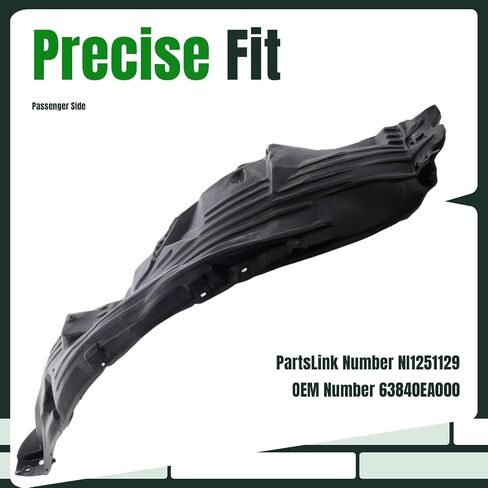 CarpartsDepot Front Fender Liner تناسب نيسان باثفايندر 2005-2012 (جانب السائق) in Saudi Arabia