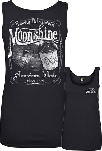 Tee Hunt Smoky Mountain Moonshine Tank Top Top American South Drink Olcyveless in Saudi Arabia