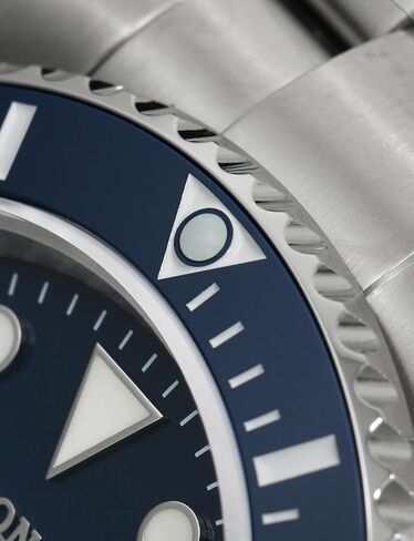 Cronos Men's Dive Watches - PT5000 Automatic Diver Watch for Men, Sapphire Crystal Full Luminous and Sports Casual Style, Black 40mm in Kuwait