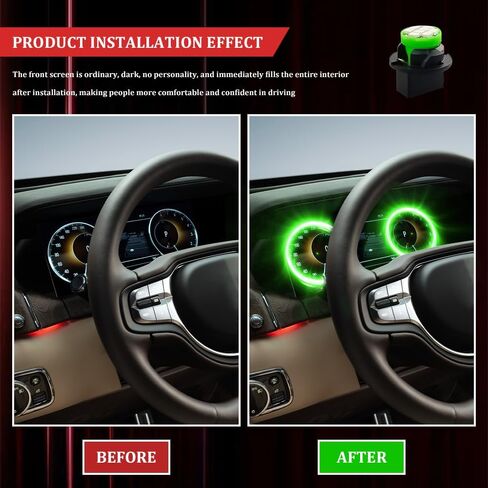 10pcs T10 194 168 LED DASH أداة مصابيح مصباح LED مع مقبس قفل تويست ، مصابيح اندفاعة السيارة ، مصابيح LED LED لوحة مقاس اللوحة الساطعة ، استبدال الضوء الداخلي للسيارات (الأزرق) in Saudi Arabia