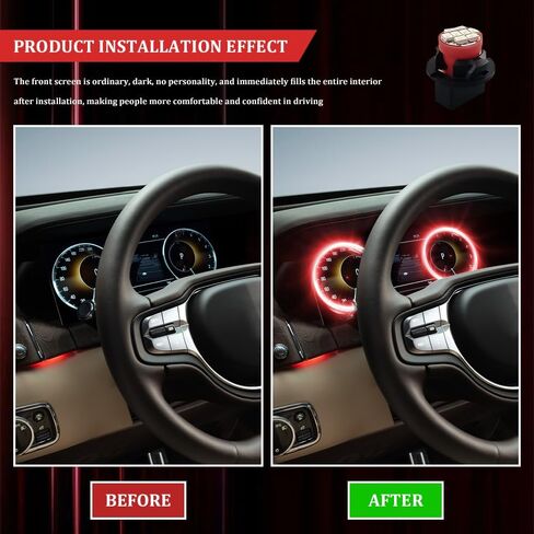10PCS T10 194 168 LED Dash Instrument Light Bulbs with Twist Lock Socket, Car Dash Lights, Bright Panel Gauge Cluster Dashboard LED Light Bulbs, Interior Light Replacement for Cars (Blue) in Saudi Arabia