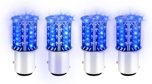 4PCS 1157 LED Bulb, Brake Light Bulb, Super Bright LED Backup Reverse Lights, 12V BAY15D 1157 LED Strobe Blinking Brake Lights Replacement for Car Brake Stop Tail Light in Saudi Arabia