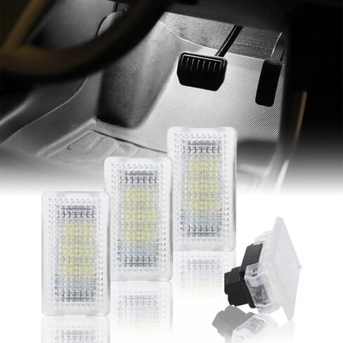 Senzeal LED الإضاءة الداخلية تناسب طراز Tesla 3/Y/S/X لمصابيح استبدال Ultra Bright المستخدمة في قفازات القفازات القفاز البطيئة بركة Frunk Trunk Lights White (حزمة 4) in Saudi Arabia
