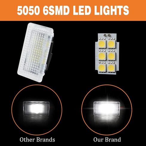 Senzeal LED الإضاءة الداخلية تناسب طراز Tesla 3/Y/S/X لمصابيح استبدال Ultra Bright المستخدمة في قفازات القفازات القفاز البطيئة بركة Frunk Trunk Lights White (حزمة 4) in Saudi Arabia